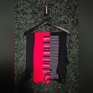 Kids Stylish Black, Silver, Red Kids Stocking Set